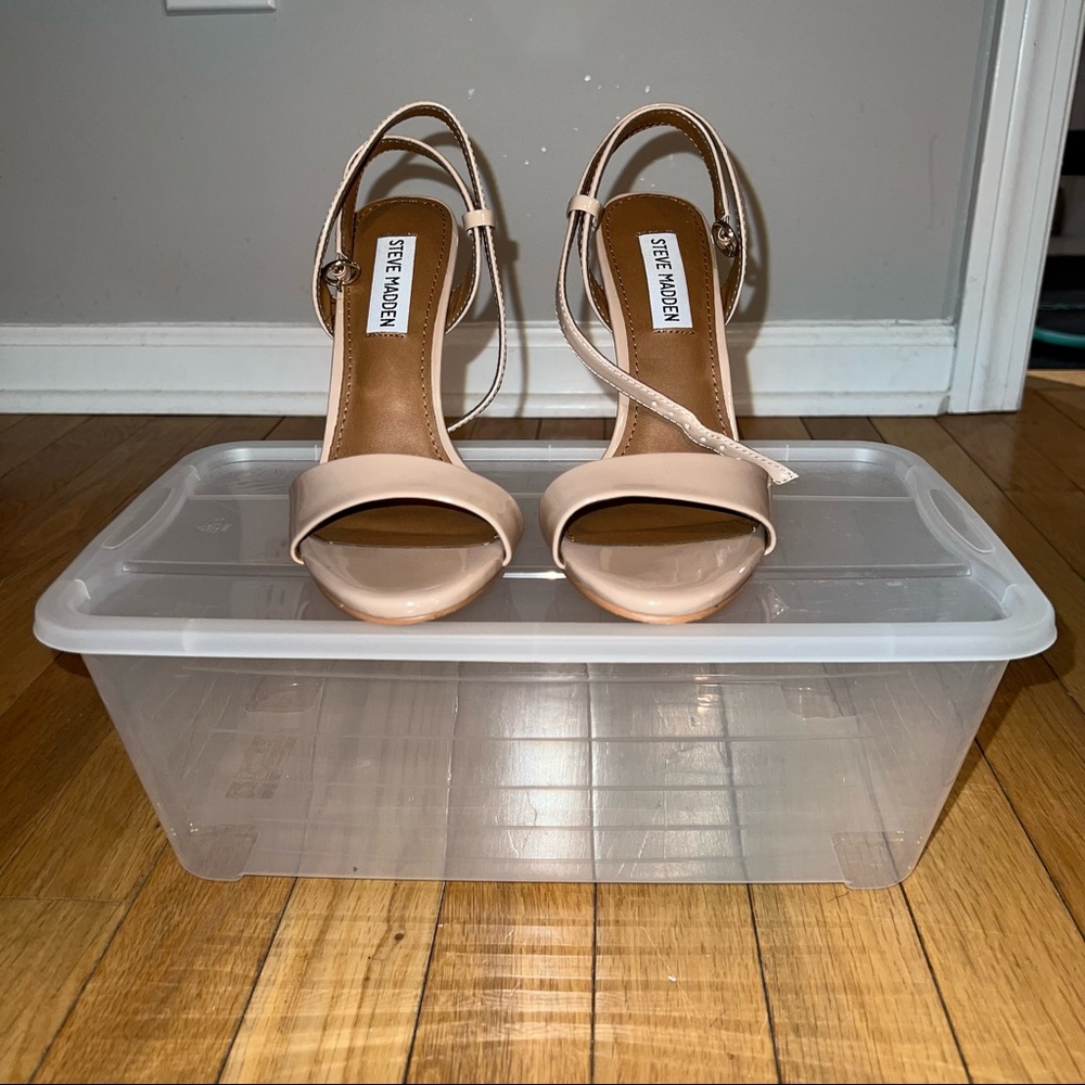 Steve Madden Heels Open Toe 6.5